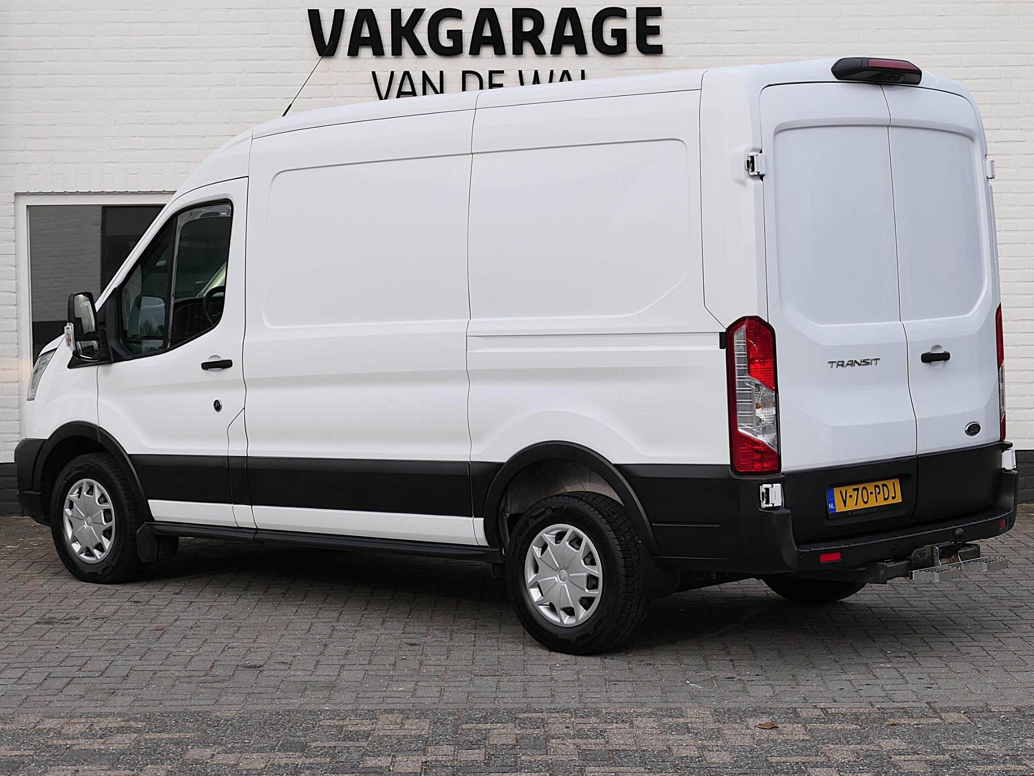 Ford Transit 350 2.0 TDCI L2H2 Trend | Trekhaak | Achteruitr, Auto's, Stof, 4 cilinders, 129 pk, Wit
