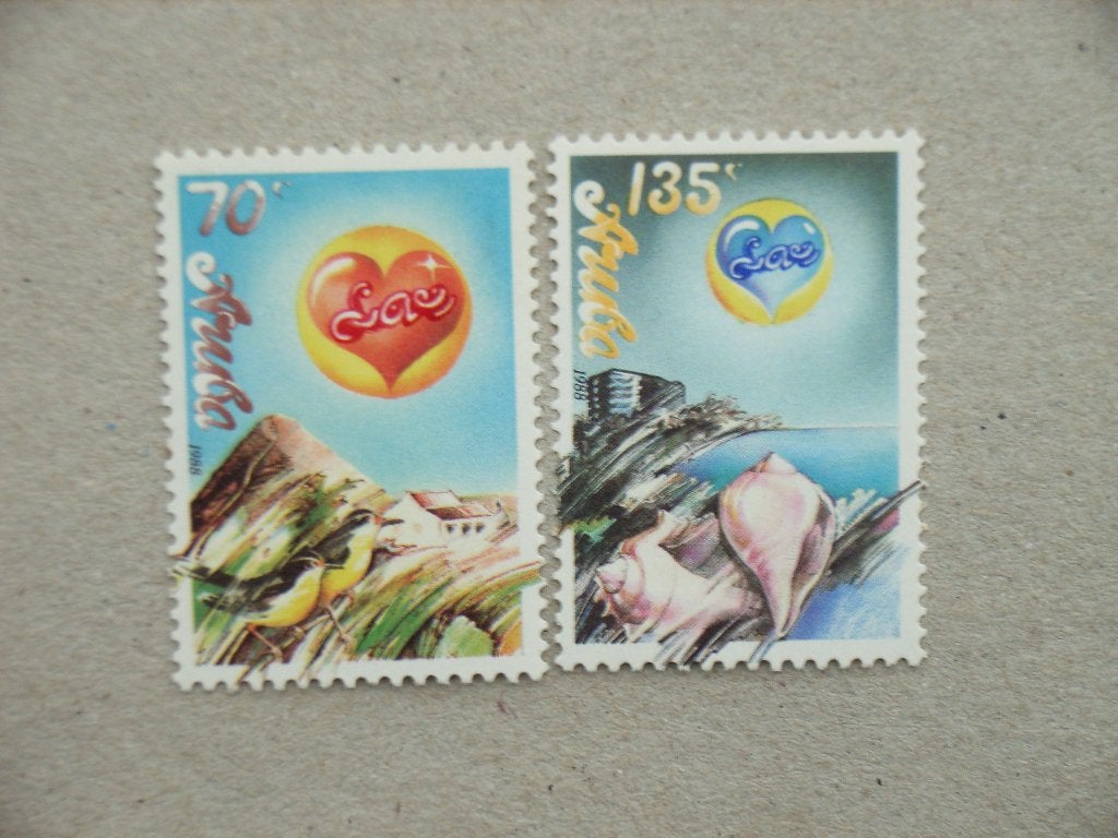 4  Aruba 44-45 Pf, Ophalen of Verzenden, Postfris