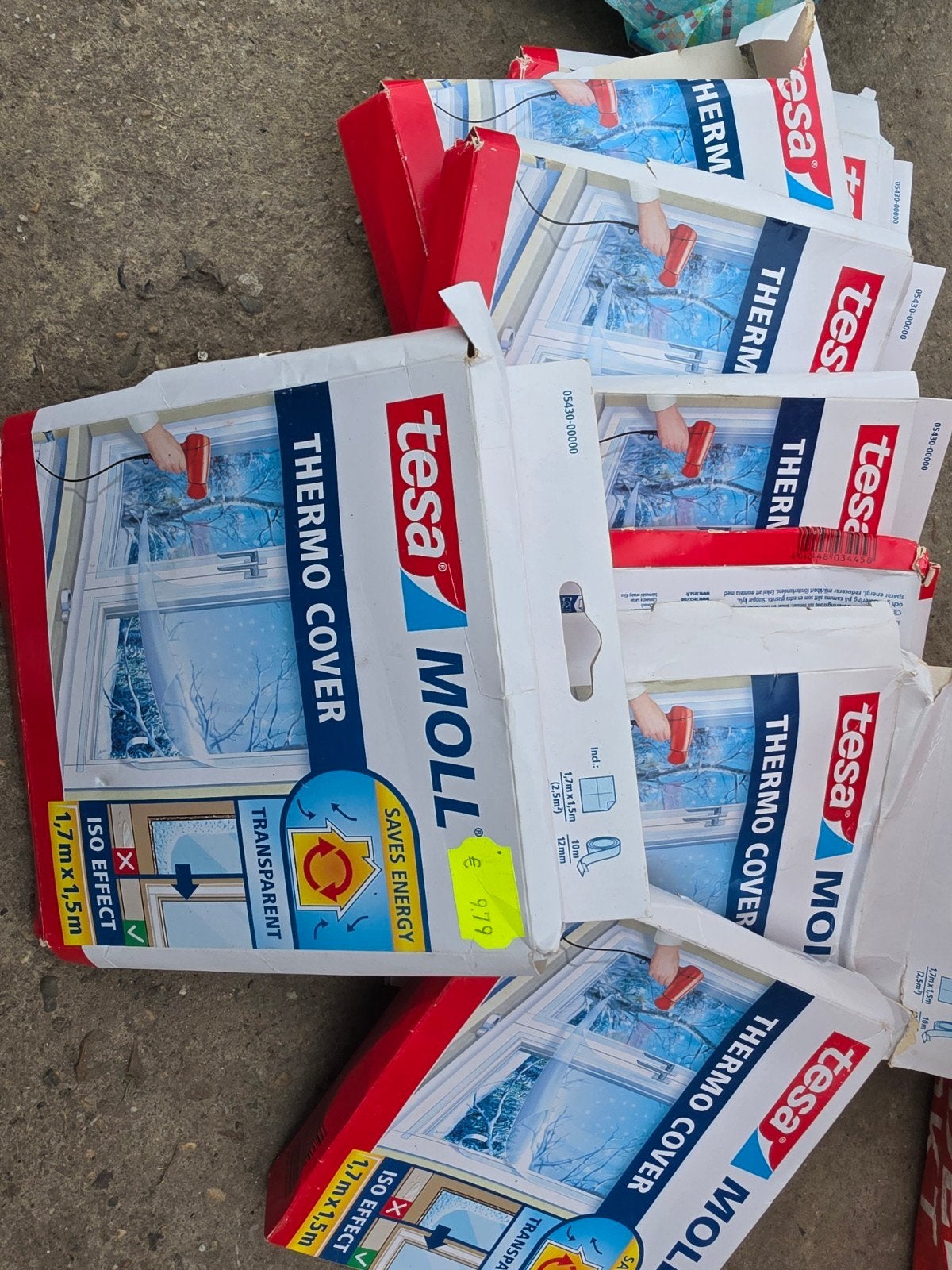 8x Tesa Moll Thermo Cover - Isolatie voor ramen, Ophalen of Verzenden