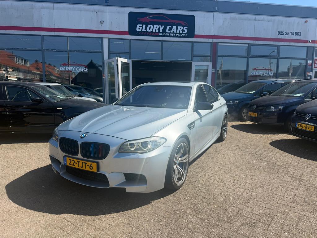 BMW 5-serie M5 AUTOMAAT-LEER-CAMERA, Auto's, BMW, Bedrijf, Te koop, 5-Serie, 360° camera, ABS, Achteruitrijcamera, Airbags, Airconditioning