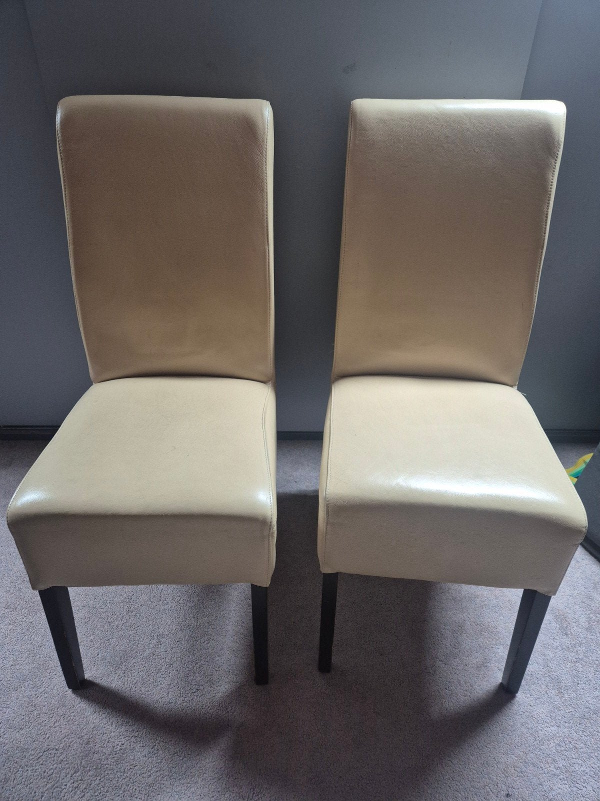 leren kamerstoelen, Ophalen, Gebruikt, Twee, Overige kleuren