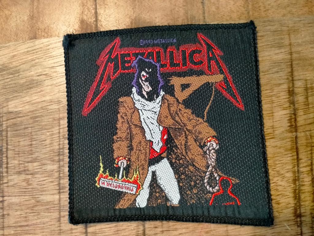 Metallica the Unforgiven 1993 vintage heavy metal patch, Verzamelen, Ophalen of Verzenden, Zo goed als nieuw, Kleding