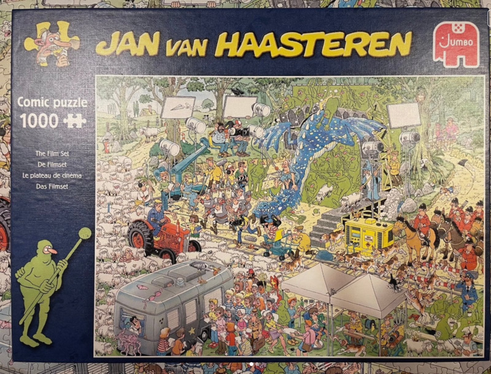 Jan van Haasteren - The film set, Ophalen of Verzenden, 500 t/m 1500 stukjes, Zo goed als nieuw