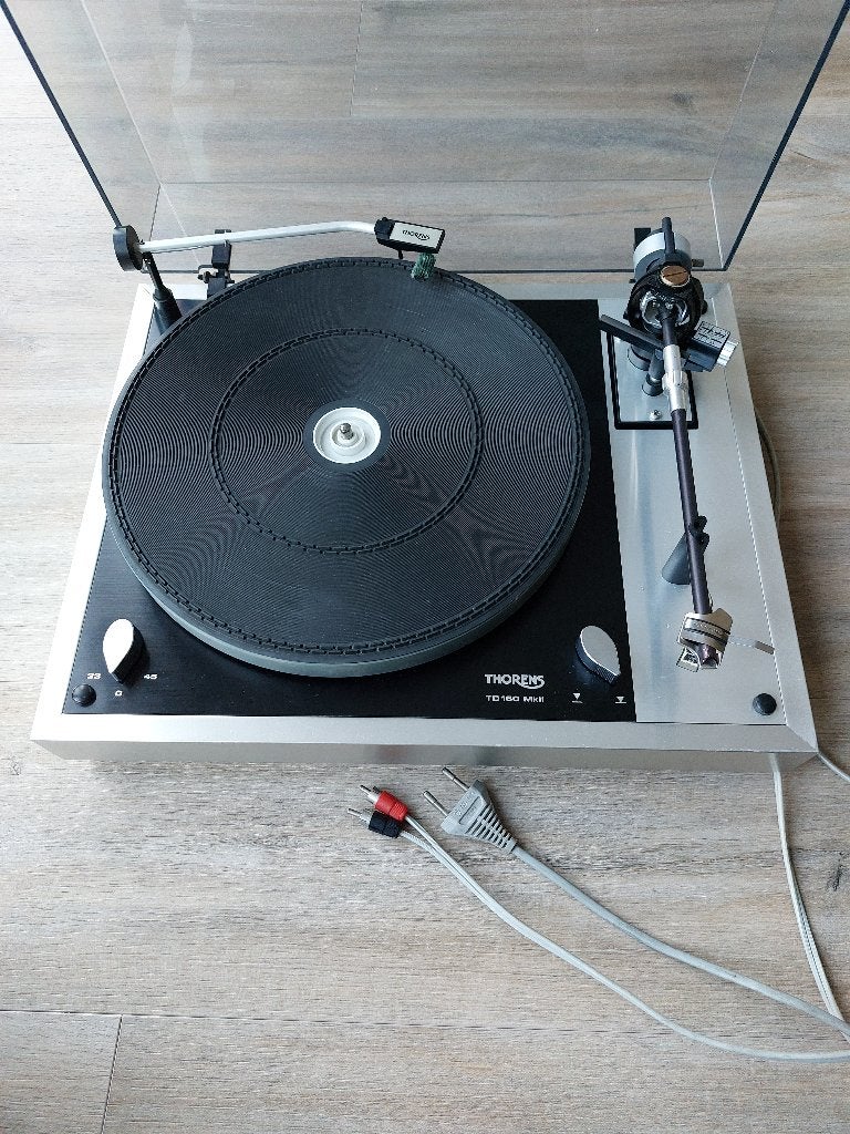 Thorens TD 160 MK ll met Ortofon F15 Mk2 element., Ophalen, Gebruikt, Platenspeler, Thorens