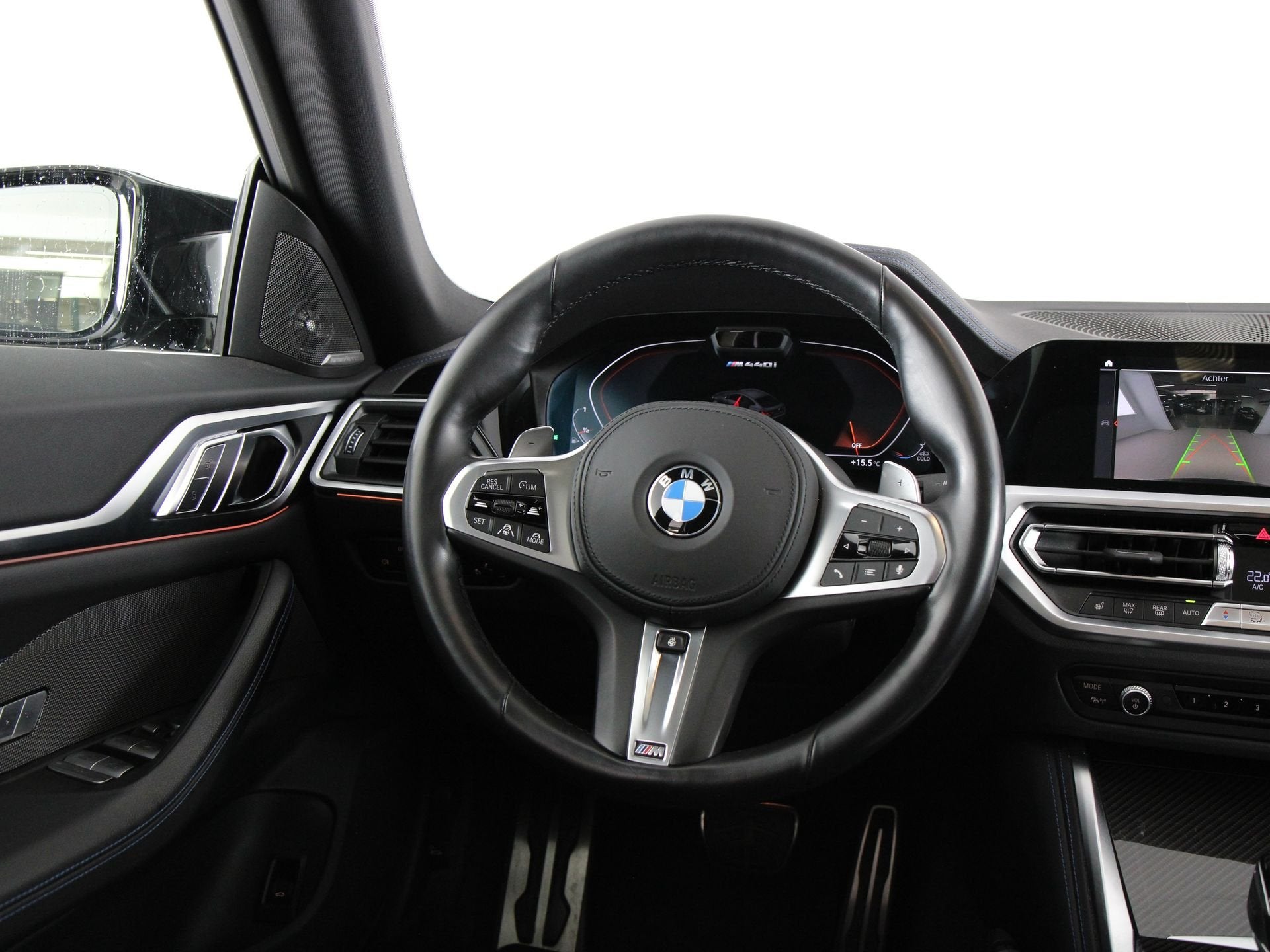 BMW 4 Serie M440i xDrive Gran Coupé M-Sport Pro (bj 2023), 1800 kg, Euro 6, Zwart, Bedrijf