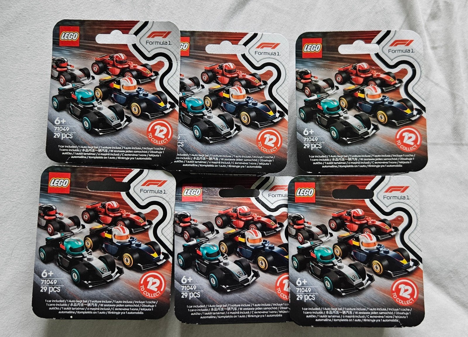 LEGO Formula 1 Mini Auto's - Set van 6 (Nieuw), Ophalen of Verzenden, Nieuw