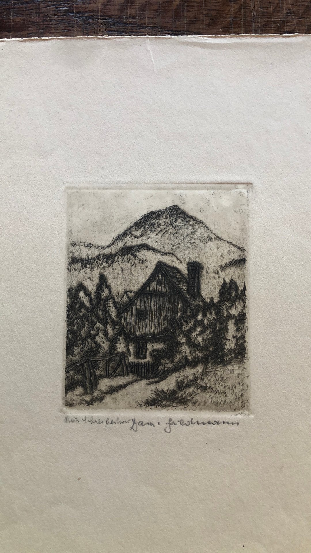 Oude ets, Antiek en Kunst, Kunst | Etsen en Gravures, Ophalen of Verzenden