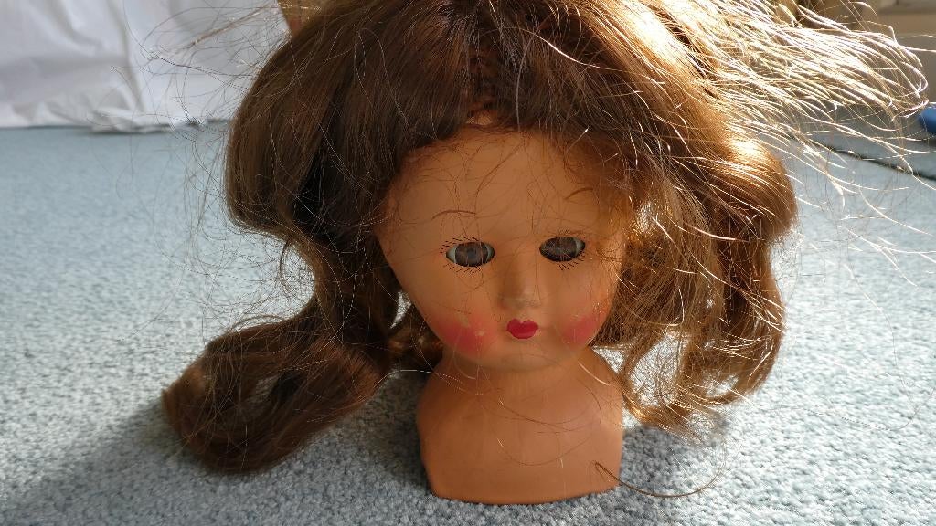 Poppenhoofd, Verzamelen, Poppen, Verzenden, Gebruikt, Accessoires