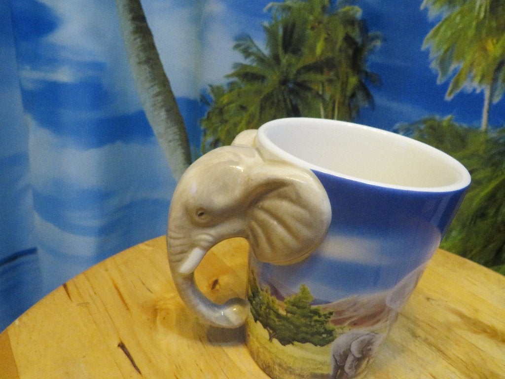 nieuwe toeristen beker olifant met olifantskop oor ZA, Huis en Inrichting, Keramiek, Nieuw, Ophalen of Verzenden, Overige stijlen