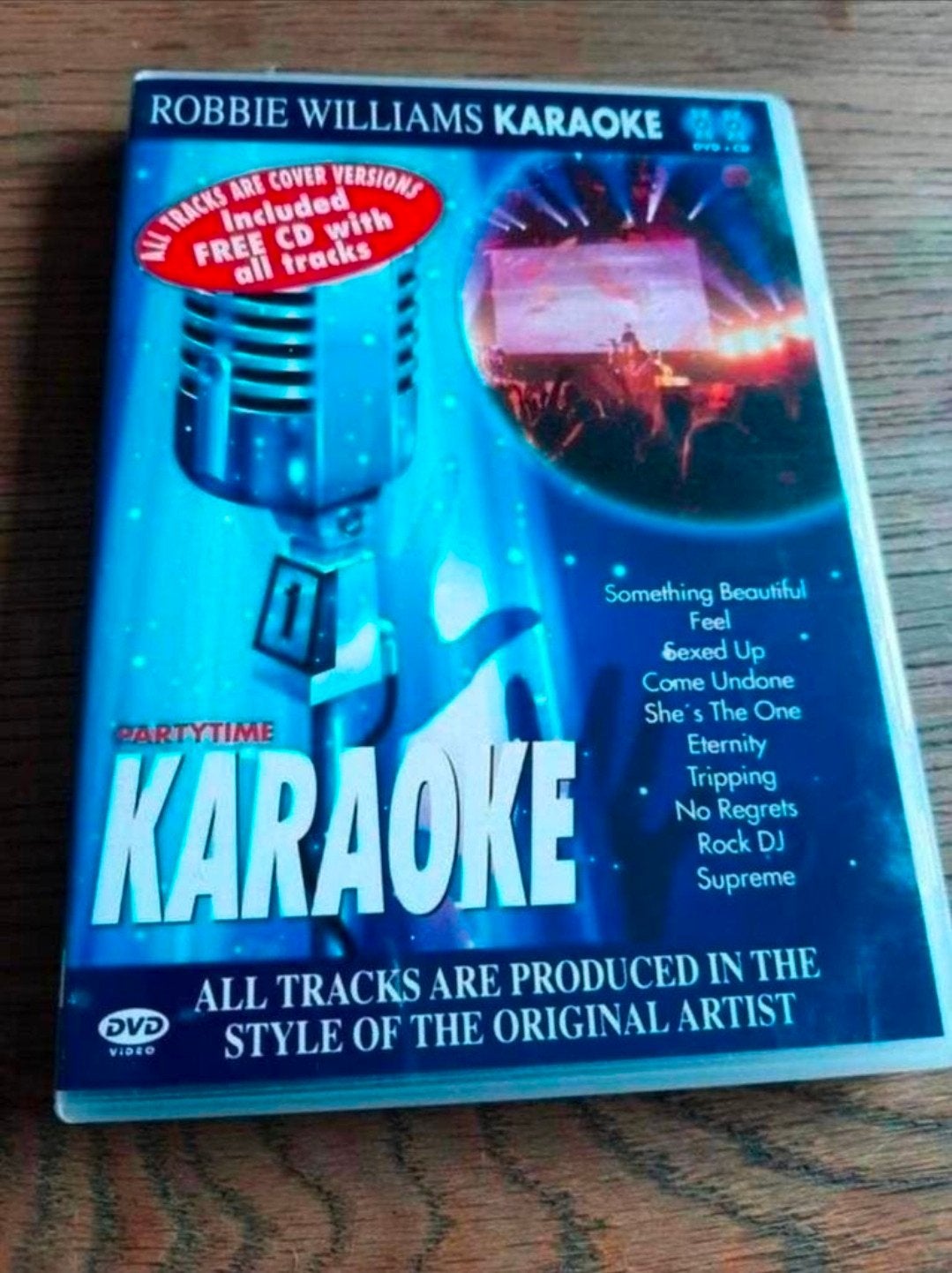 Robbie Williams Karaoke cd en dvd., Cd's en Dvd's, Alle leeftijden, Ophalen of Verzenden, Zo goed als nieuw, Karaoke