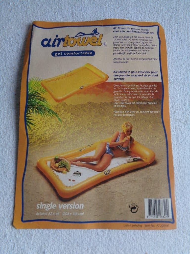 airtowel Ligbed voor op het zand/gras, Ophalen of Verzenden, Nieuw, Overige materialen