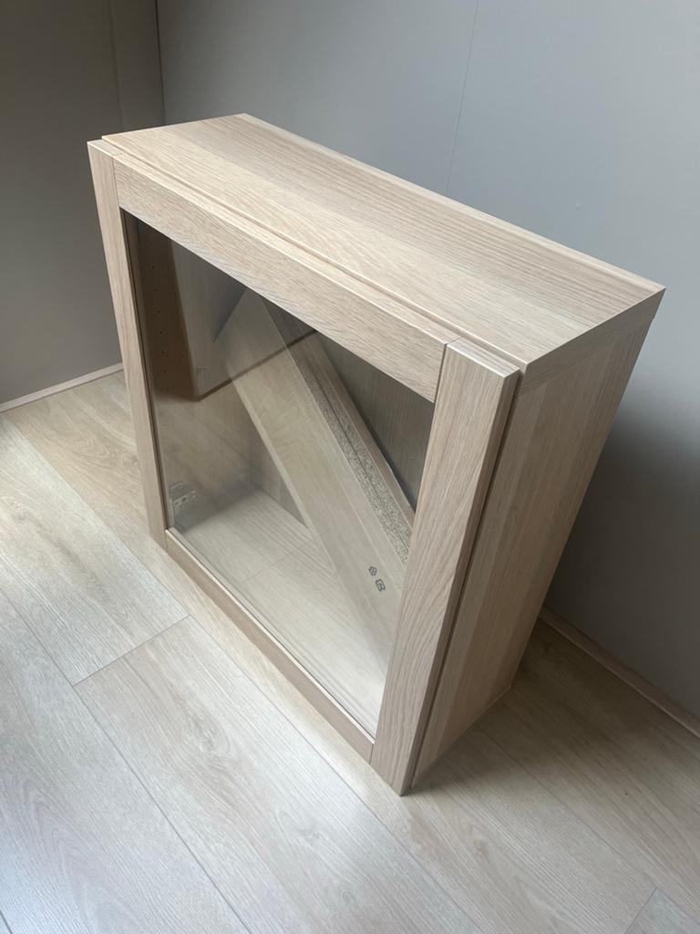 IKEA Besta kast 60x20x64 met glazen deur en 3 planken, Ophalen, Zo goed als nieuw