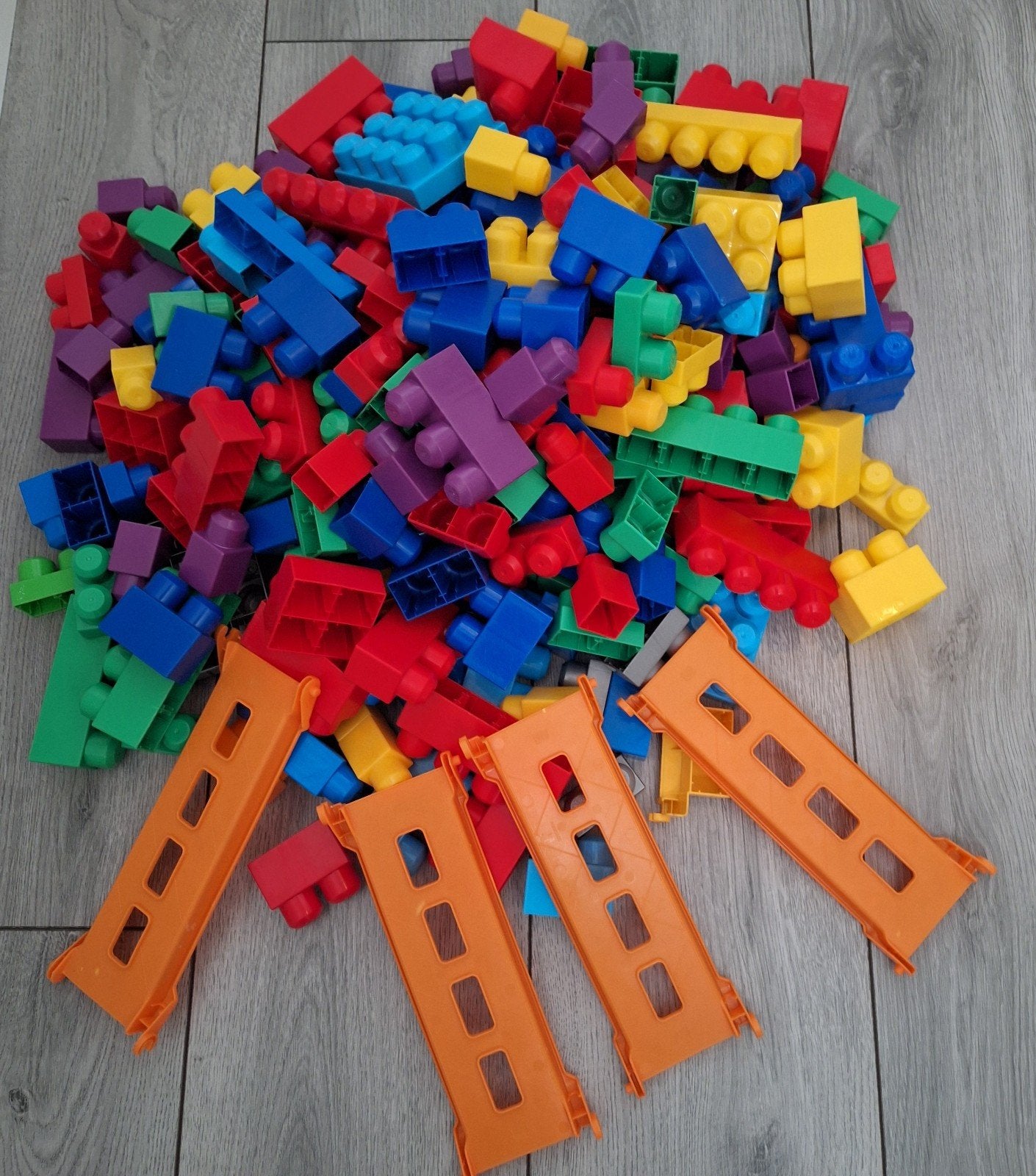 Megabloks meer dan 200 blokken, in goede staat., Ophalen of Verzenden, Zo goed als nieuw, Overige merken