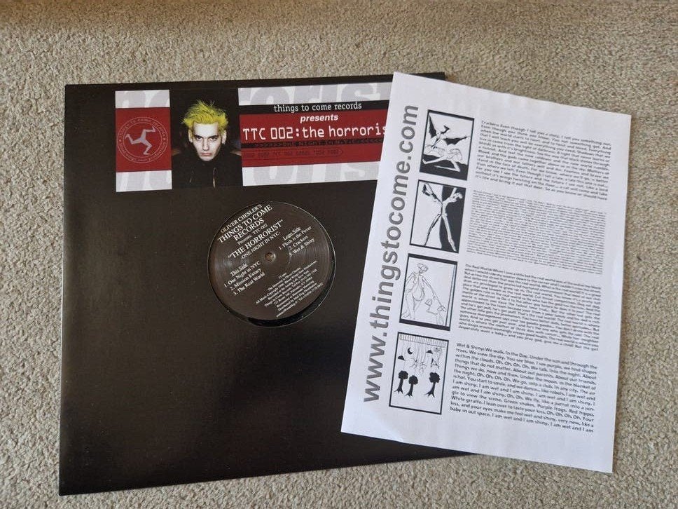 The Horrorist - Things Come Records TTC 002 Vinyl EP, Ophalen, Inclusief insert, EP, 12 inch