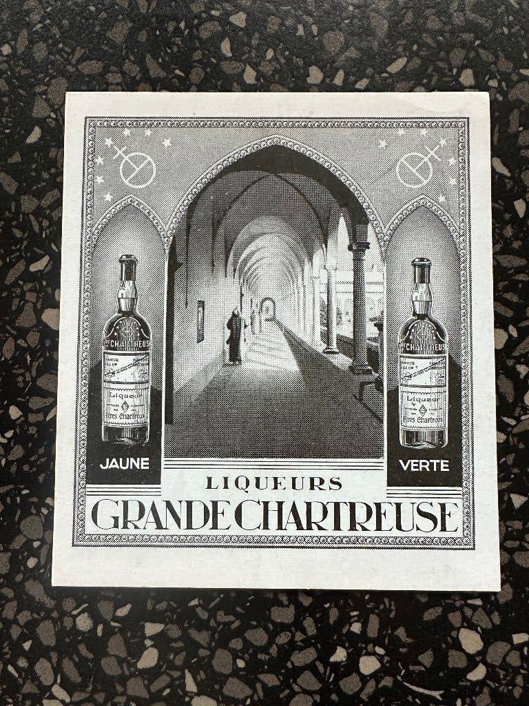 Vloeiblad Liqueurs Grande Chartreuse. Jeune Verte. Oud., Ophalen of Verzenden, Gebruikt, Overige typen