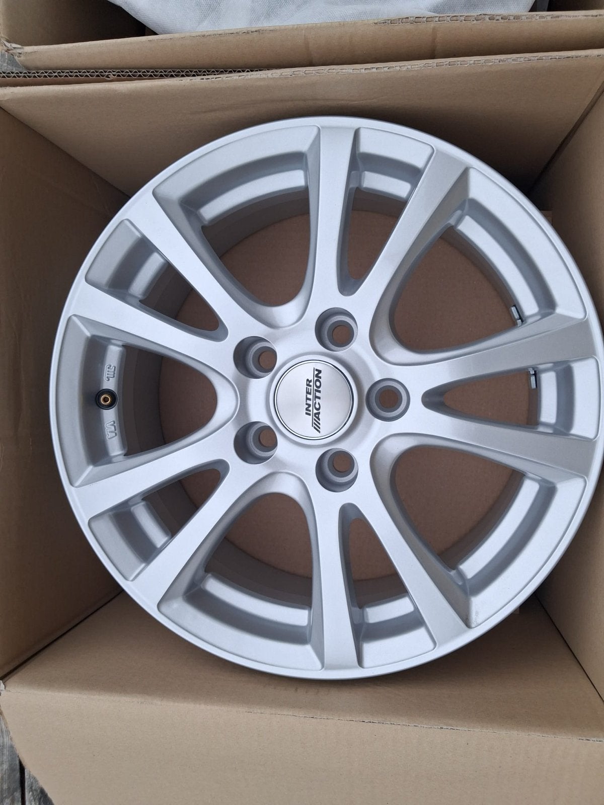 Nieuwe 15 inch Interaction Velgenset steekmaat 5x110, 15 inch, Velg(en), Nieuw, Ophalen of Verzenden