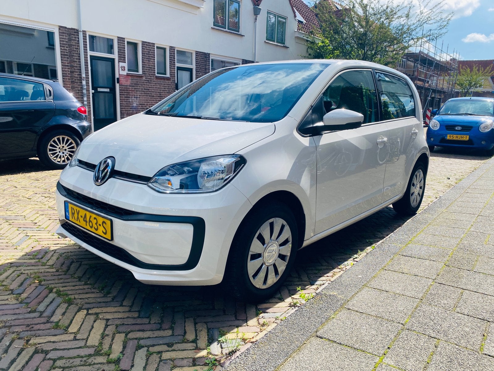 Volkswagen up! 1.0 44KW 3-DRS 2018 Wit, Voorwielaandrijving, Stof, 4 stoelen, Cruise Control