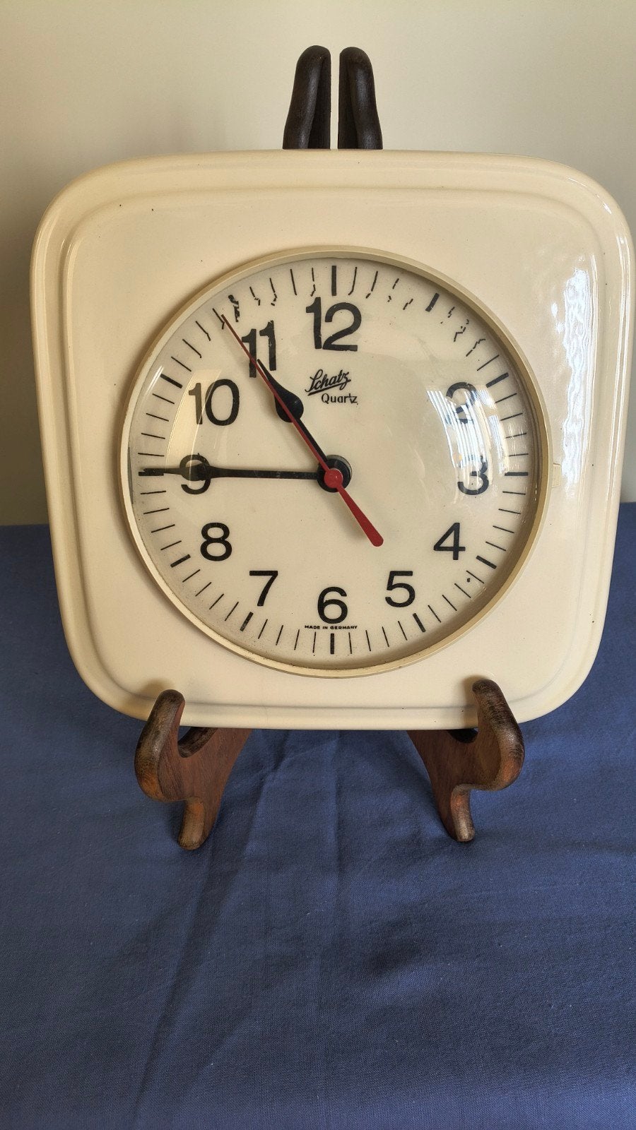 Vintage Schatz Quartz Klok - Made in Germany, Ophalen of Verzenden