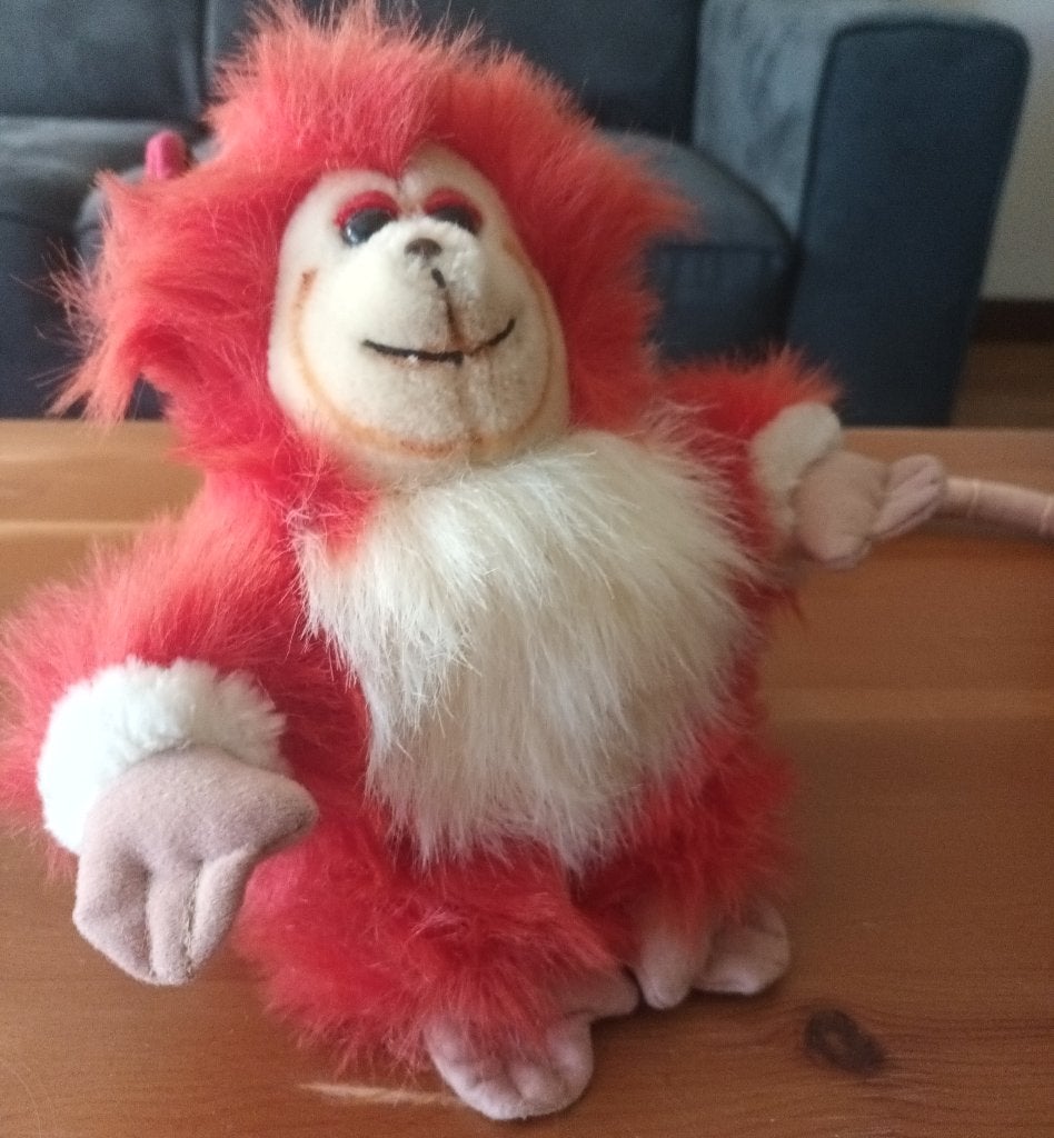 Michael Jackson Captain EO knuffel Fuzzball, Ophalen of Verzenden, Zo goed als nieuw, Pop