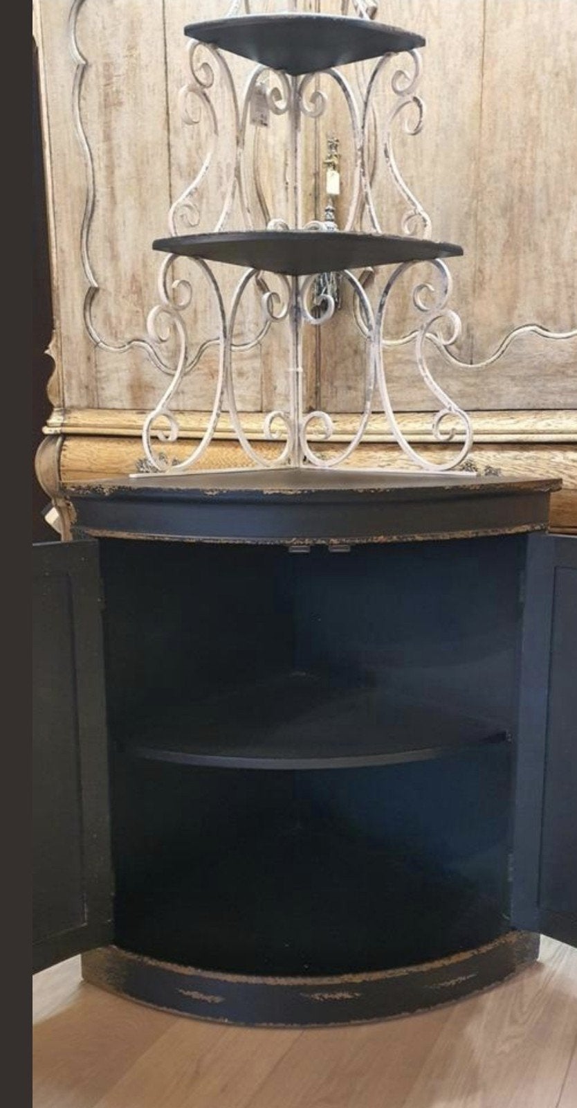 Charmante Clayre&Eef hoekkast, (Nieuw), Huis en Inrichting, Kasten | Wandmeubels, Clayre&Eef, Nieuw, Ophalen of Verzenden, Minder dan 150 cm