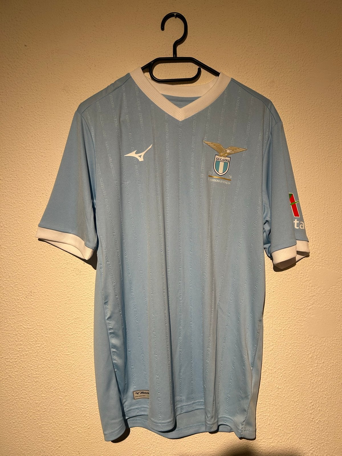 SS Lazio Special Edition 73-74 Kampioensshirt Maat L, Maat L, Ophalen of Verzenden, Nieuw, Shirt