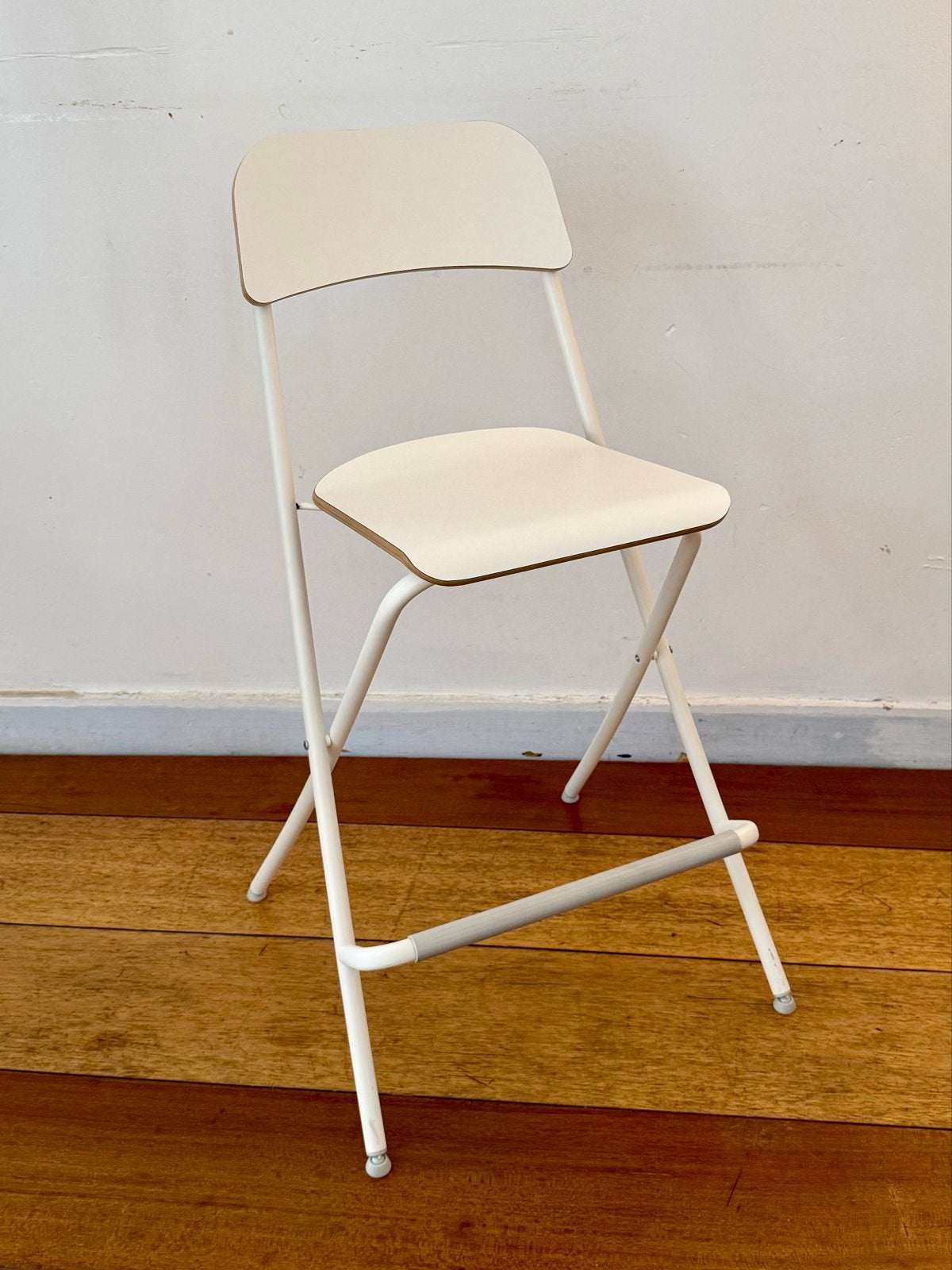 2 Ikea FRANKLIN Bar folding stool, Huis en Inrichting, Ophalen, Gebruikt, Met voetsteun, 60 tot 90 cm