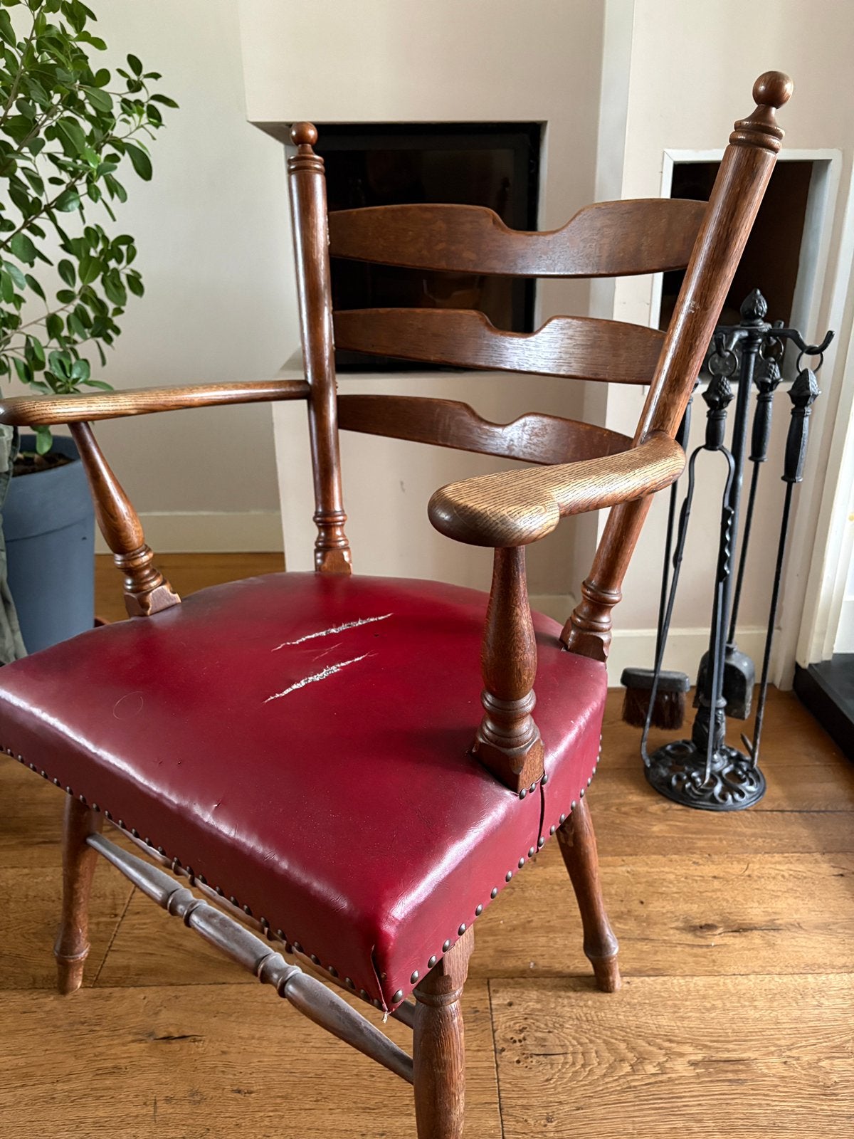 Oude stoel gratis meenemen, Antiek en Kunst, Ophalen of Verzenden