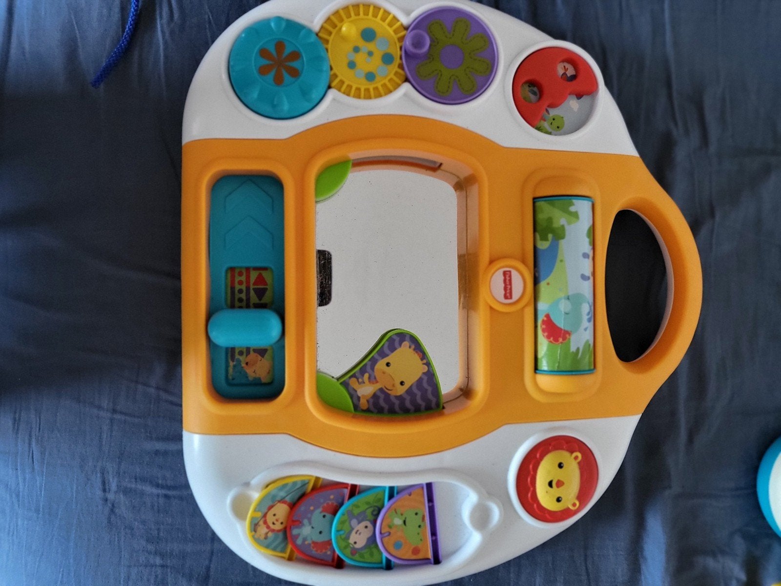 Fisher-Price Babygym Speelkleed met Spiegeltje, Kinderen en Baby's, Ophalen of Verzenden, Gebruikt, Speelkleed