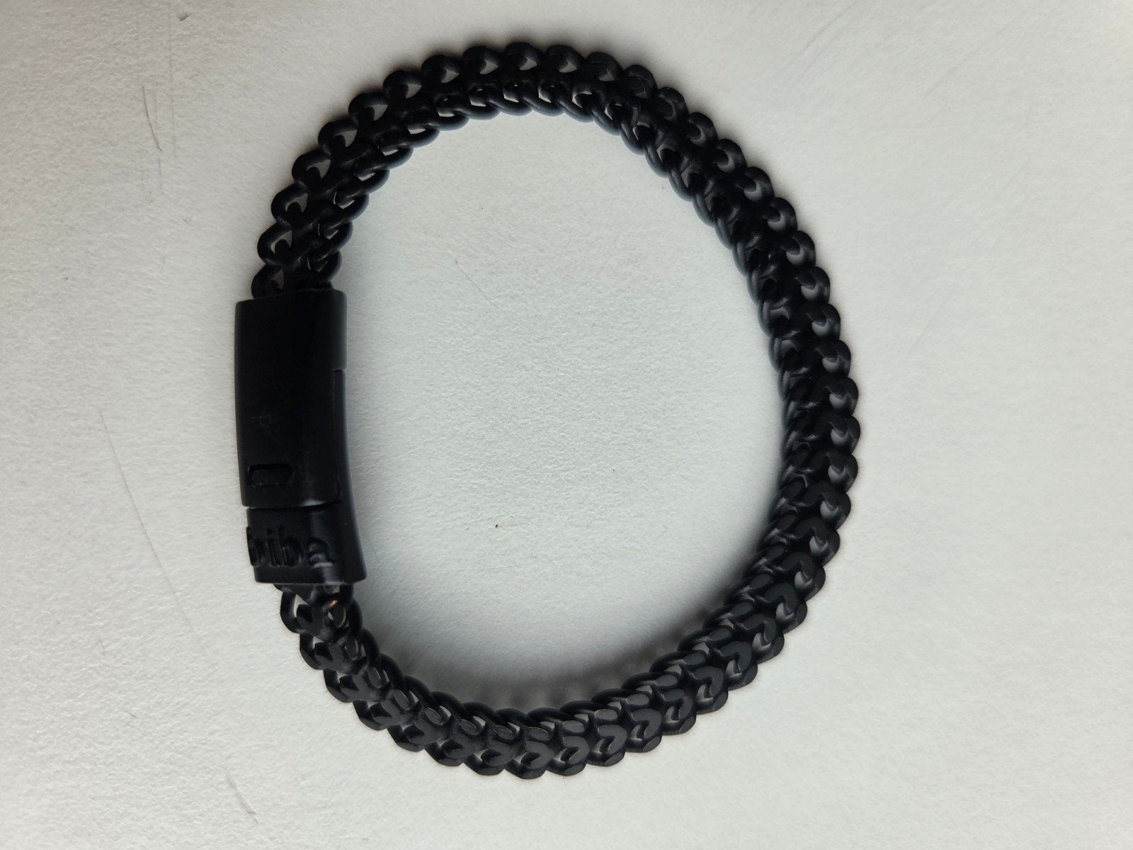 Biba armbandje, Ophalen of Verzenden, Zo goed als nieuw, Zwart, Overige materialen