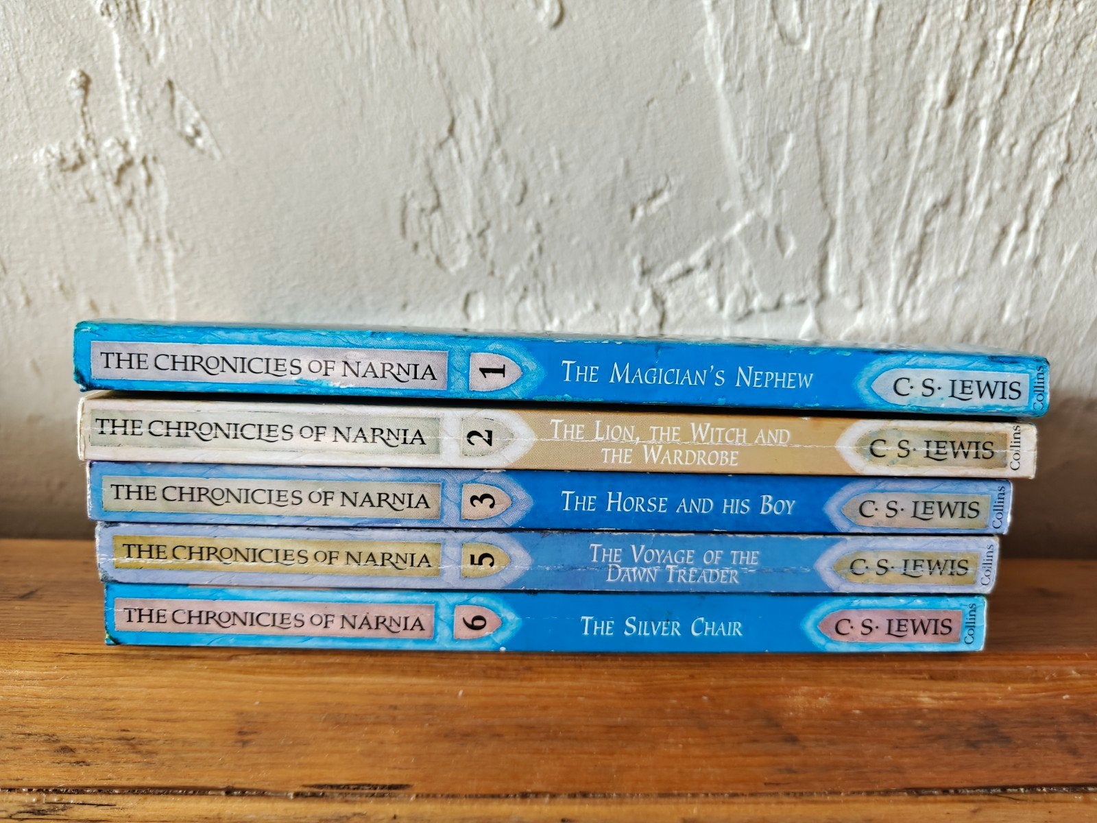 5 Engelse boekjes van de serie: De Kronieken van Narnia., Boeken, Ophalen of Verzenden