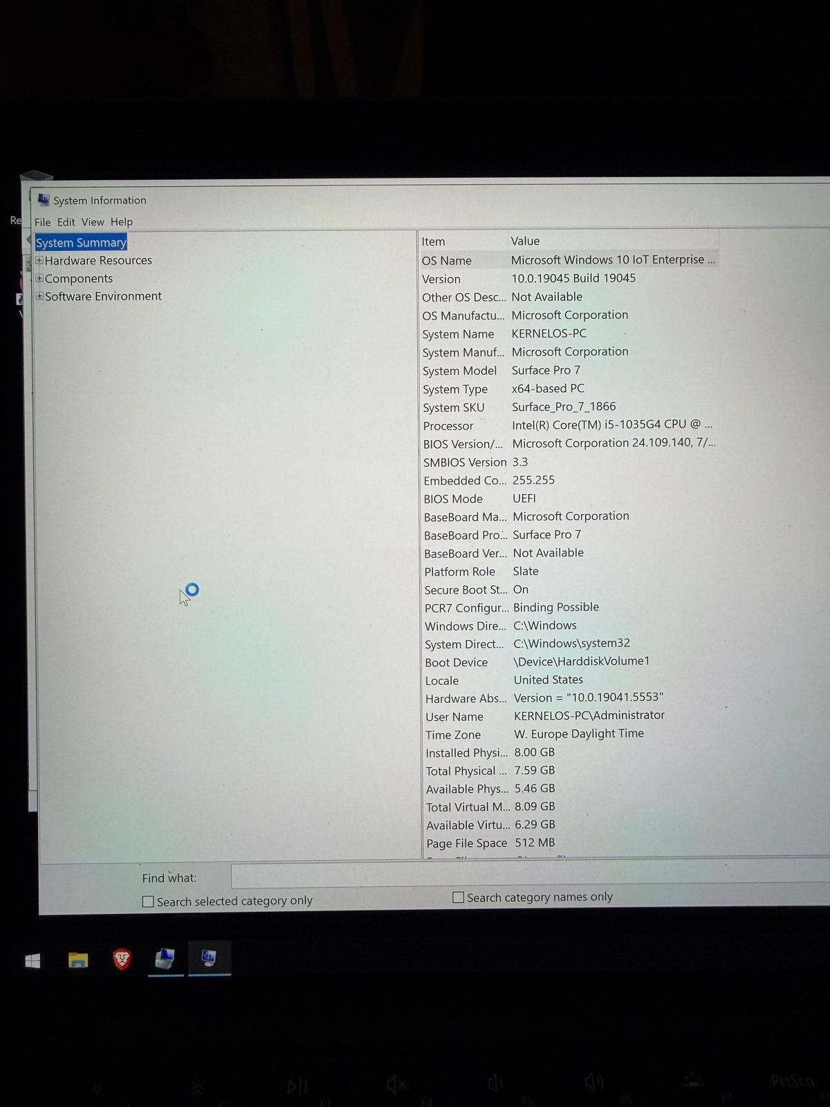 Microsoft Surface Pro 7 i5 8GB 128GB met Toetsenbord, Ophalen, 12 inch, Zo goed als nieuw, 128 GB