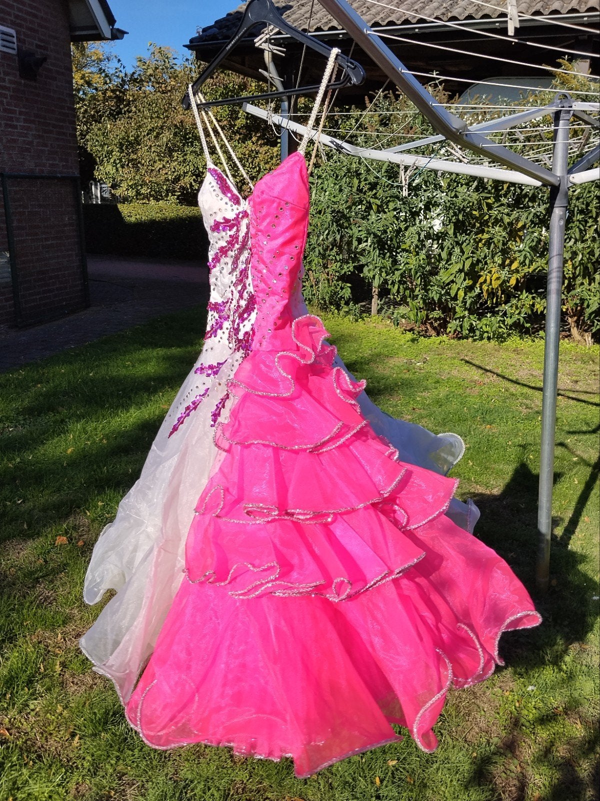 Ballroomjurk jaren 80, Kleding | Dames, Ophalen, Overige typen, Roze, Maat 34 (XS) of kleiner