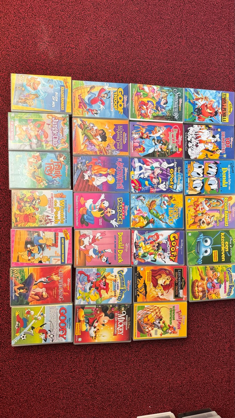 Grote collectie Disney VHS-banden - Klassieke animatie, Ophalen, Gebruikt, Tekenfilm, Alle leeftijden