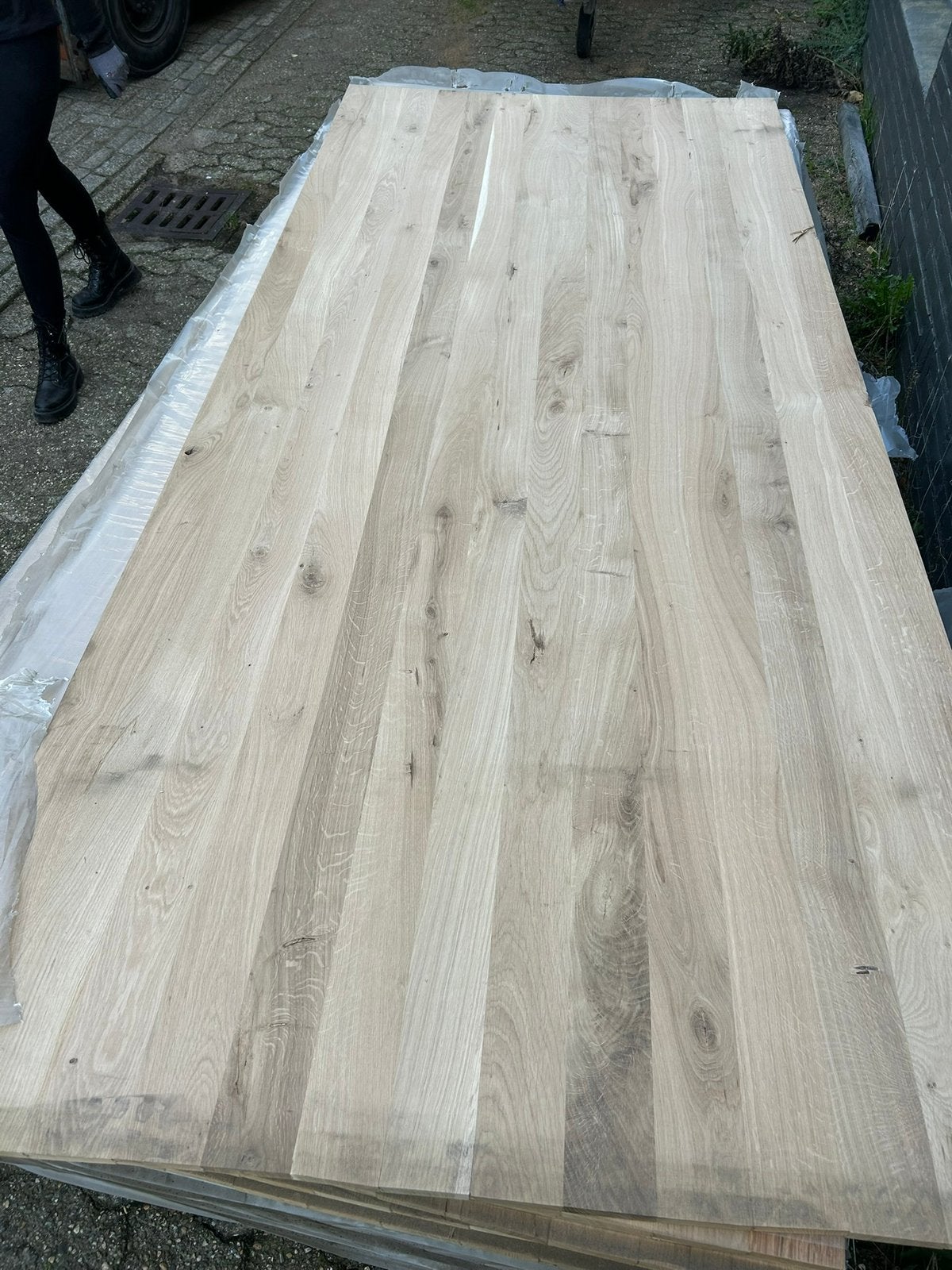 Eiken paneel. Te koop. 180 en 280x122x2 cm, Nieuw, Ophalen of Verzenden, Info@richwoods.nl, Richwoods