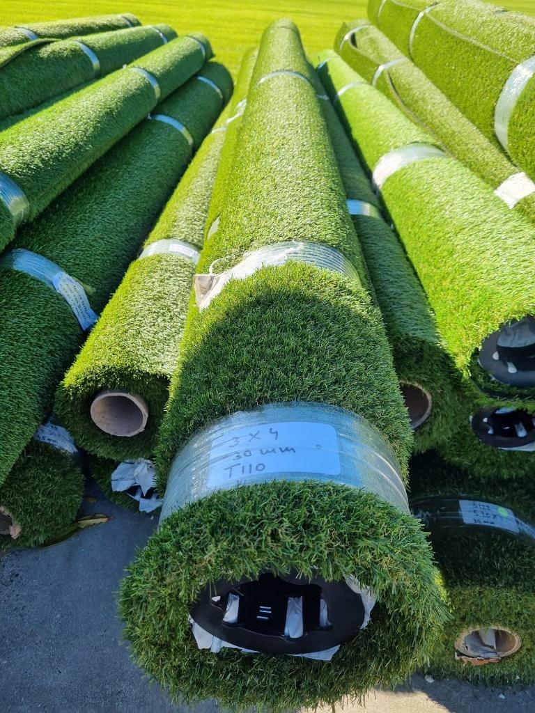 Kunstgras coupon 3 x 4 meter T110 30 mm, Tuin en Terras, Gras en Kunstgras, Ophalen, Nieuw, 10 tot 20 m², Kunstgras