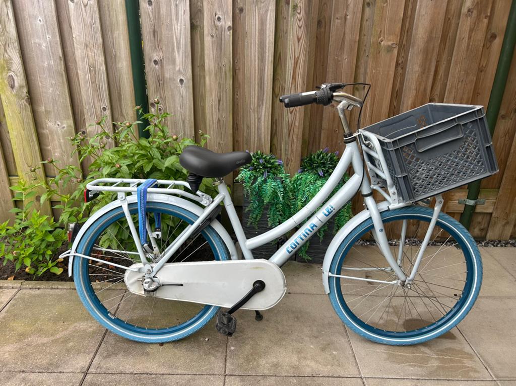 24 inch meisjsefiets Cortina U4, Fietsen en Brommers, Fietsen | Meisjes, Ophalen, Gebruikt, 24 inch, Versnellingen