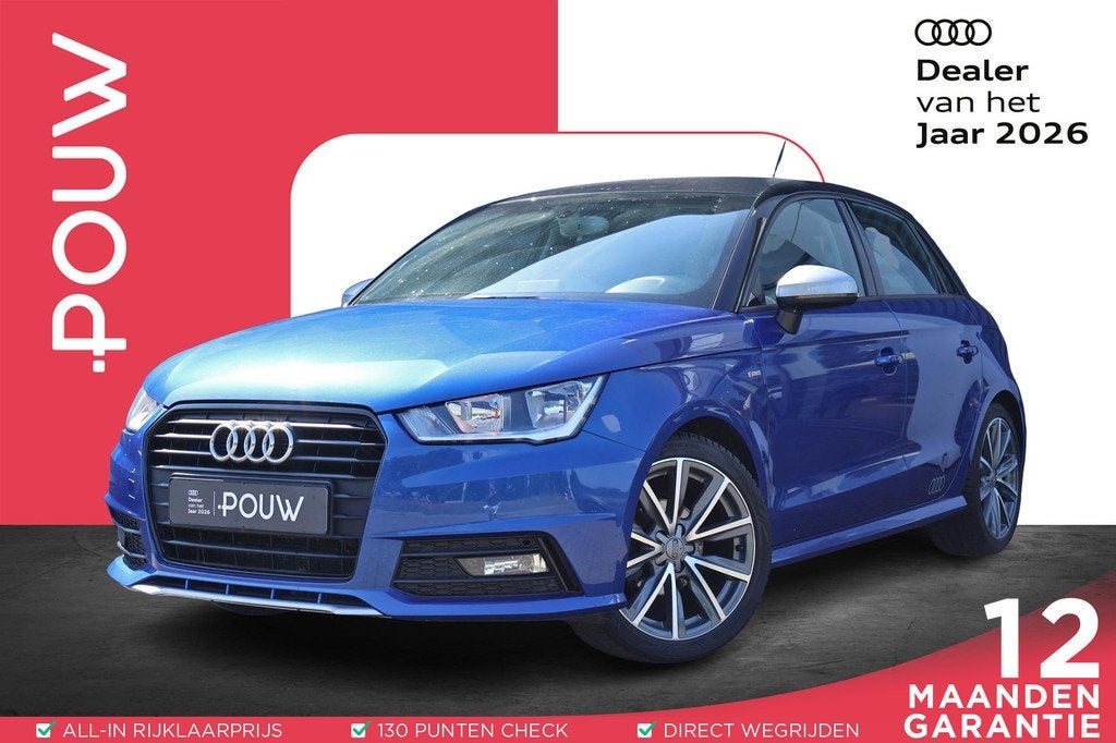 Audi A1 Sportback 1.0 TFSI 95pk Advance Sport | Stoelverwarm, Auto's, Audi, Voorwielaandrijving, 12 maanden, 95 pk, Blauw