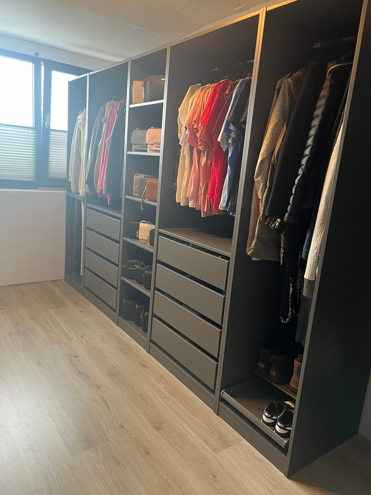 ikea pax kasten 6,5 meter, Ophalen, Zo goed als nieuw, 50 tot 75 cm, 200 cm of meer