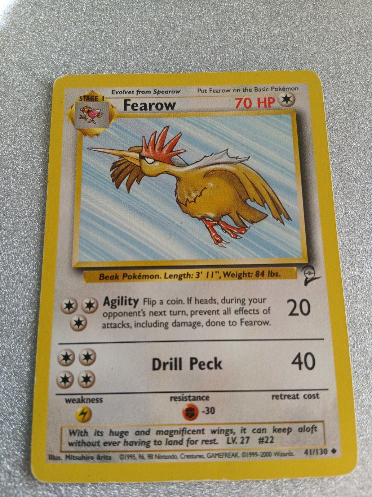 Fearow 70 hp, Hobby en Vrije tijd, Verzamelkaartspellen | Pokémon, Ophalen of Verzenden