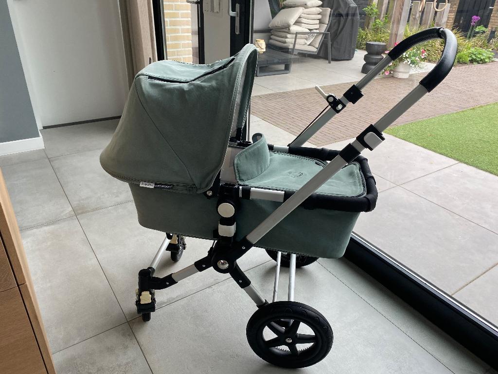 Complete set Kinderwagen Bugaboo Cameleon3 Kite, Balsamgroen, Gebruikt, Bugaboo, Verstelbare duwstang, Ophalen