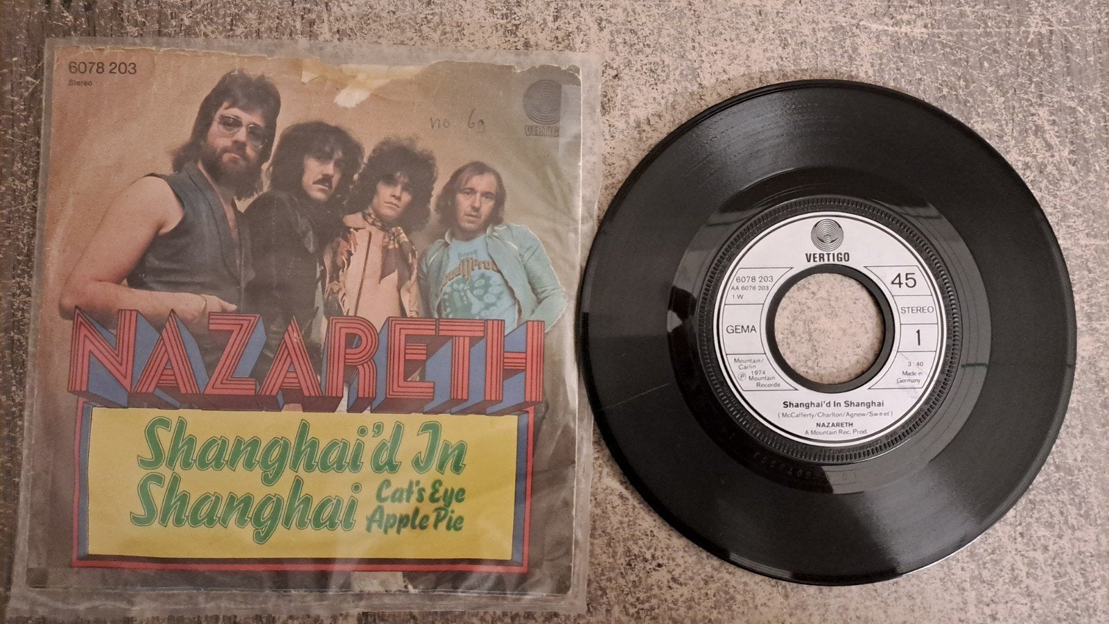 Nazareth  - shanghai'd in shanghai, Gebruikt, 7 inch, Pop, Fotohoes