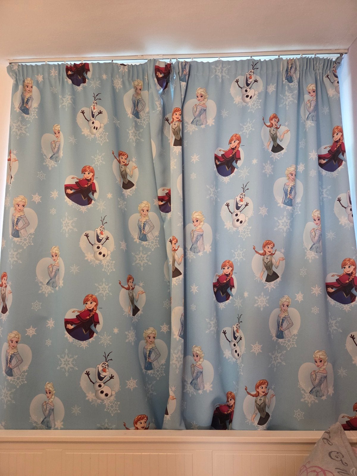 Elsa gordijnen 140x220 - Frozen kinderkamer, Ophalen of Verzenden