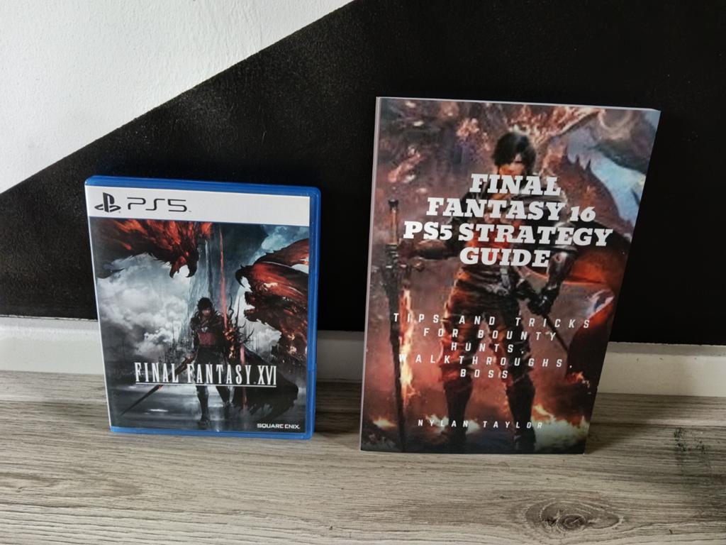 Final Fantasy XVI PS5 + Strategy Guide - Zo goed als nieuw, Spelcomputers en Games, Vanaf 18 jaar, 1 speler, Ophalen of Verzenden