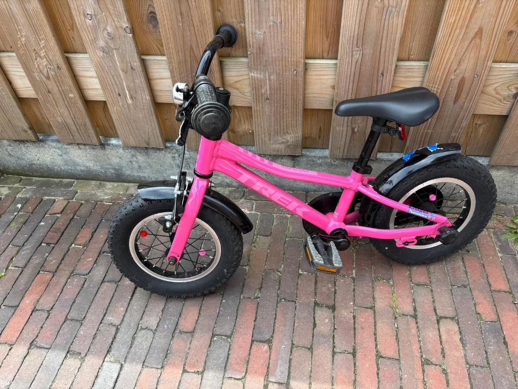 Trek Precaliber roze kinderfiets, Fietsen en Brommers, Ophalen, Terugtraprem, Trek, Minder dan 16 inch