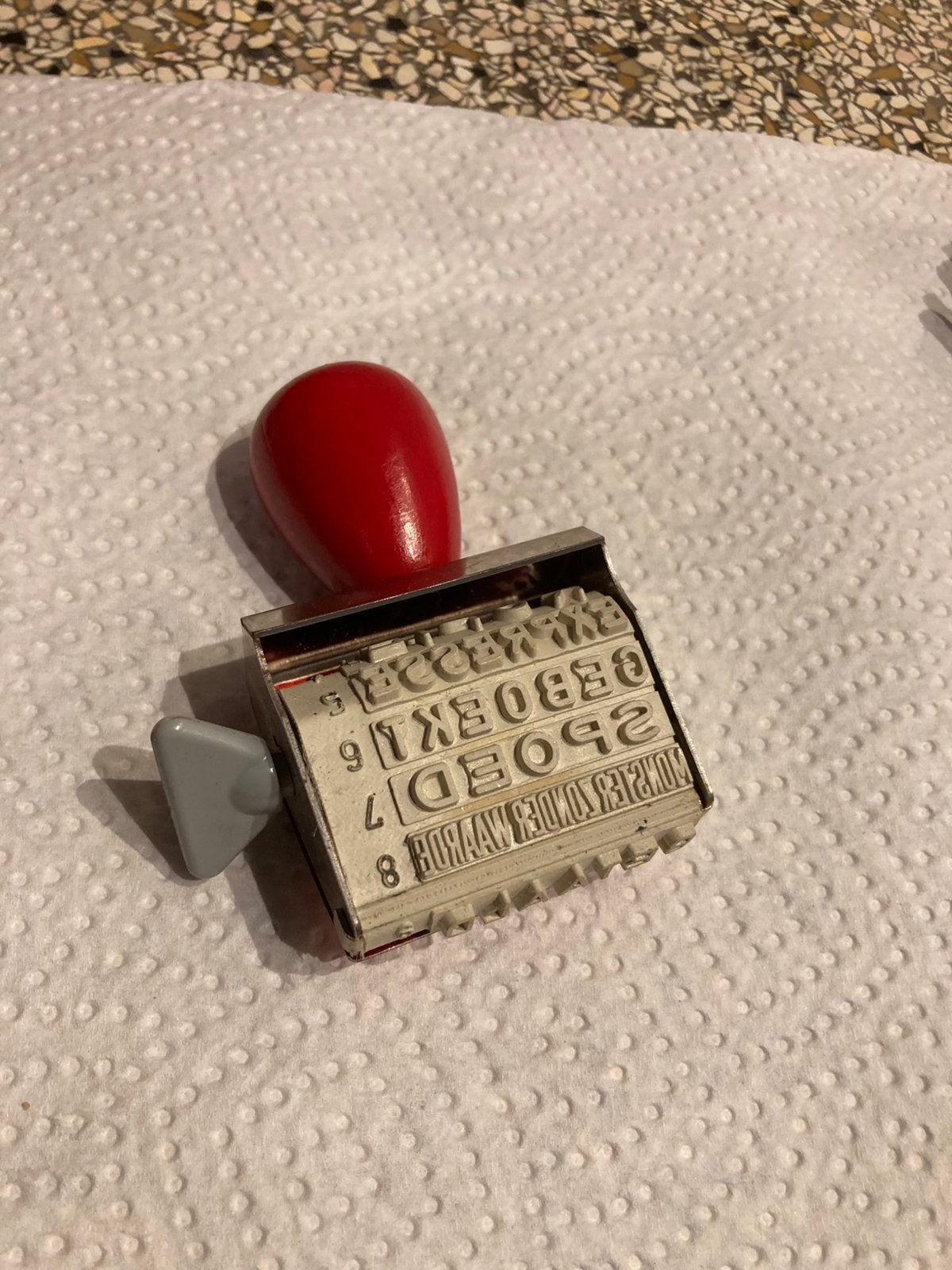 Oude stempel, Antiek en Kunst, Ophalen of Verzenden