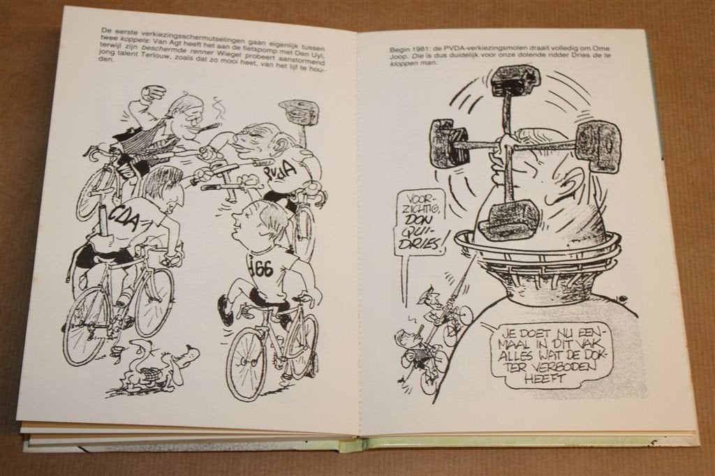 Dries op de Fiets — Politieke Cartoons Van Agt 1981, Boeken, Ophalen of Verzenden, Gelezen, Verhalen