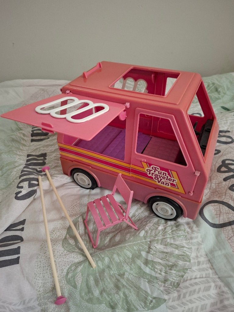 Vintage Barbie camper, Ophalen of Verzenden, Zo goed als nieuw, Overige typen