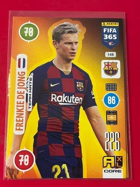 Frenkie de Jong Adrenalyn XL FC Barcelona # 148, Verzenden, Zo goed als nieuw, Buitenlandse clubs, Shirt