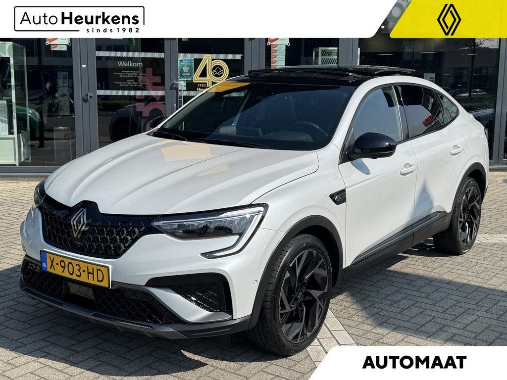 Renault Arkana E-Tech full hybrid 145 esprit Alpine | NL Aut, Auto's, Renault, Arkana, Gebruikt, Euro 6, Wit