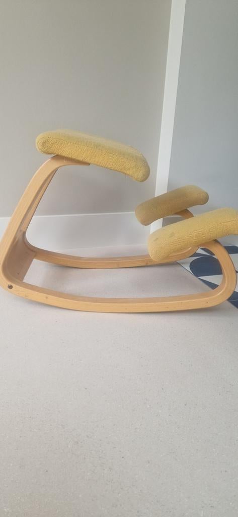 Stokkie kniestoel balansstoel, Huis en Inrichting, Bureaustoelen, Ophalen, Gebruikt, Zwart
